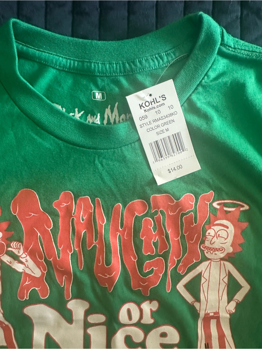 Rick and Morty Green Graphic T-Shirt - Kohl's